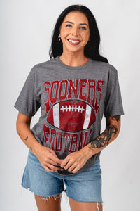 OU OU Sooners football unisex t-shirt grey T-shirt | Lush Fashion Lounge Trendy Oklahoma University Sooners Apparel & Cute Gameday T-Shirts