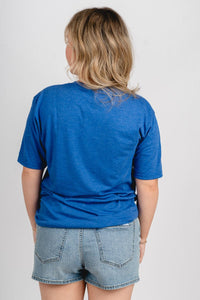 OKCaruso unisex t-shirt royal - Vintage OKC Basketball T-Shirts at Lush Fashion Lounge Boutique in Oklahoma City