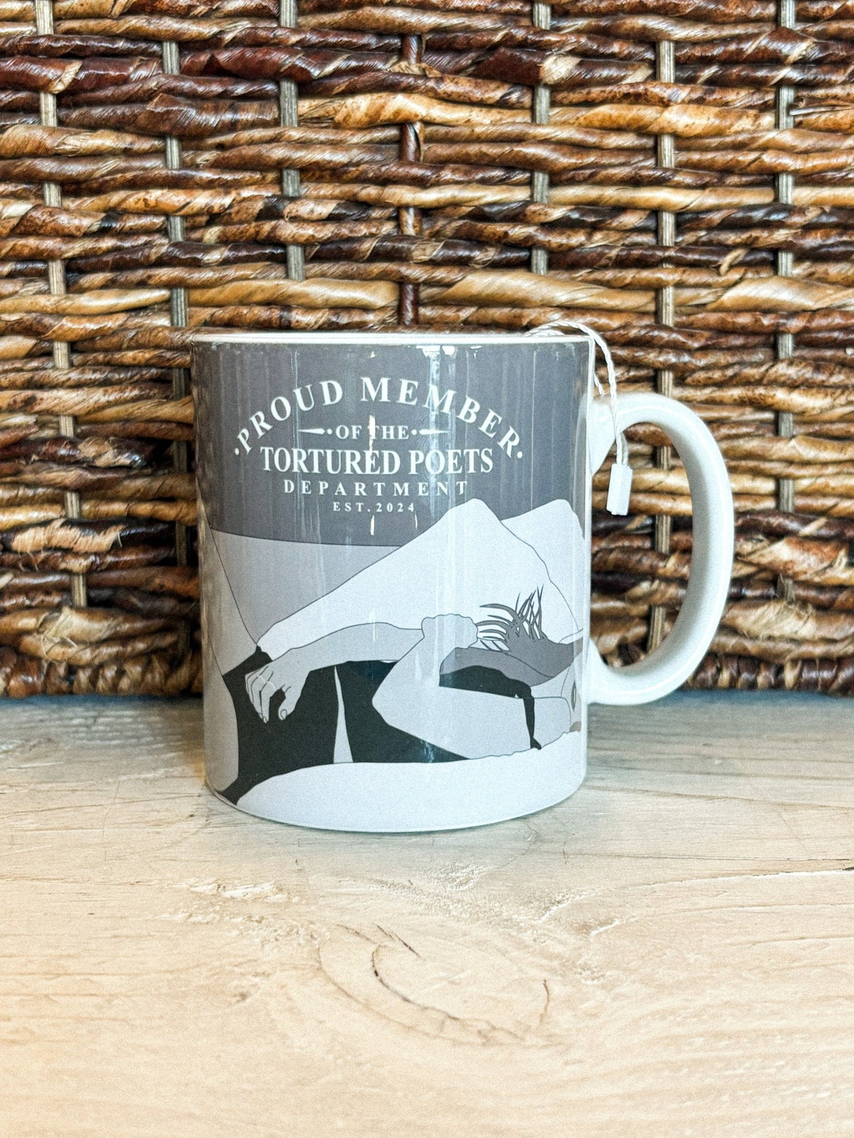 Art Wow pop culture coffee mug tortured poet - Trendy Tumblers, Mugs and Cups at Lush Fashion Lounge Boutique in Oklahoma City