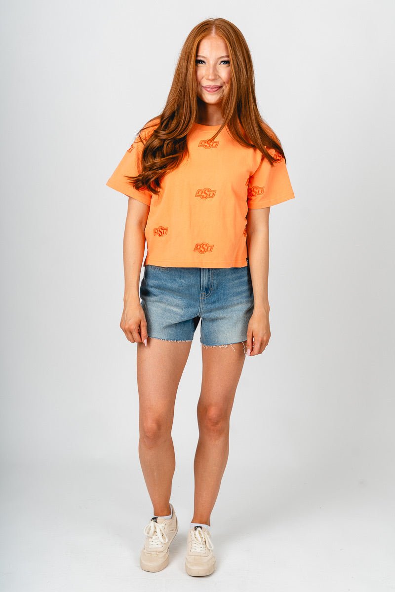 OSU OSU Oklahoma State ritter t-shirt orange T-shirt | Lush Fashion Lounge Trendy Oklahoma State Cowboys Apparel & Cute Gameday T-Shirts