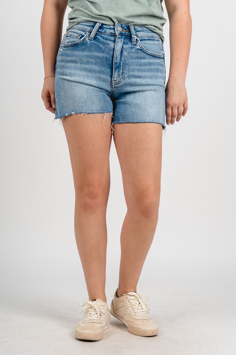 Vervet high rise a-line shorts lover - Stylish shorts - Trendy Staycation Outfits at Lush Fashion Lounge Boutique in Oklahoma City