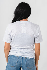 OSU OSU Cowboys Pete triangle unisex t-shirt ash T-shirt | Lush Fashion Lounge Trendy Oklahoma State Cowboys Apparel & Cute Gameday T-Shirts