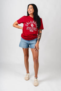 OU OU athletic 1890 unisex t-shirt cardinal T-shirt | Lush Fashion Lounge Trendy Oklahoma University Sooners Apparel & Cute Gameday T-Shirts