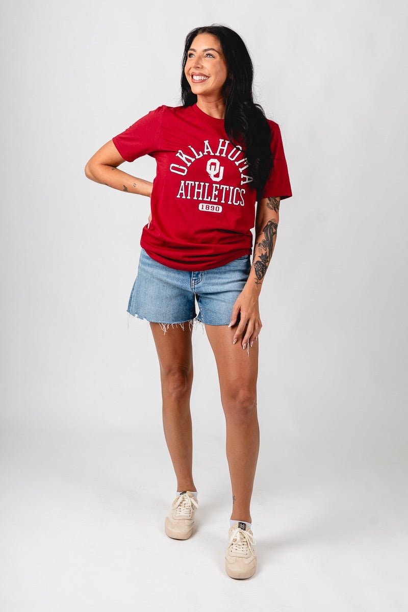 OU OU athletic 1890 unisex t-shirt cardinal T-shirt | Lush Fashion Lounge Trendy Oklahoma University Sooners Apparel & Cute Gameday T-Shirts