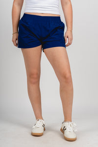 Track shorts blue - Trendy Oklahoma City Basketball T-Shirts Lush Fashion Lounge Boutique in Oklahoma City