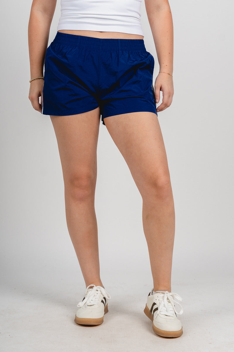 Track shorts blue - Trendy Oklahoma City Basketball T-Shirts Lush Fashion Lounge Boutique in Oklahoma City