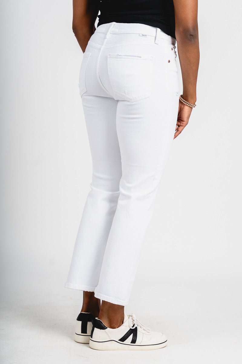 Daze Shygirl high rise crop flare jeans lamb vintage | Lush Fashion Lounge: boutique women's jeans, fashion jeans for women, affordable fashion jeans, cute boutique jeans