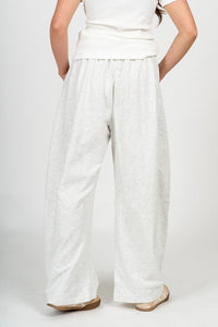 Barrel leg sweatpants cloud mist | Lush Fashion Lounge: women's boutique pants, boutique women's pants, affordable boutique pants, women's fashion pants