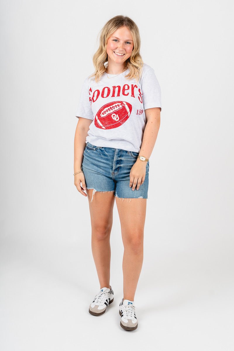 OU OU Sooners 1890 unisex t-shirt ash T-shirt | Lush Fashion Lounge Trendy Oklahoma University Sooners Apparel & Cute Gameday T-Shirts