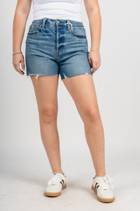 Daze high rise bottom line shorts vibe check - Cute shorts - Fun Vacay Basics at Lush Fashion Lounge Boutique in Oklahoma City