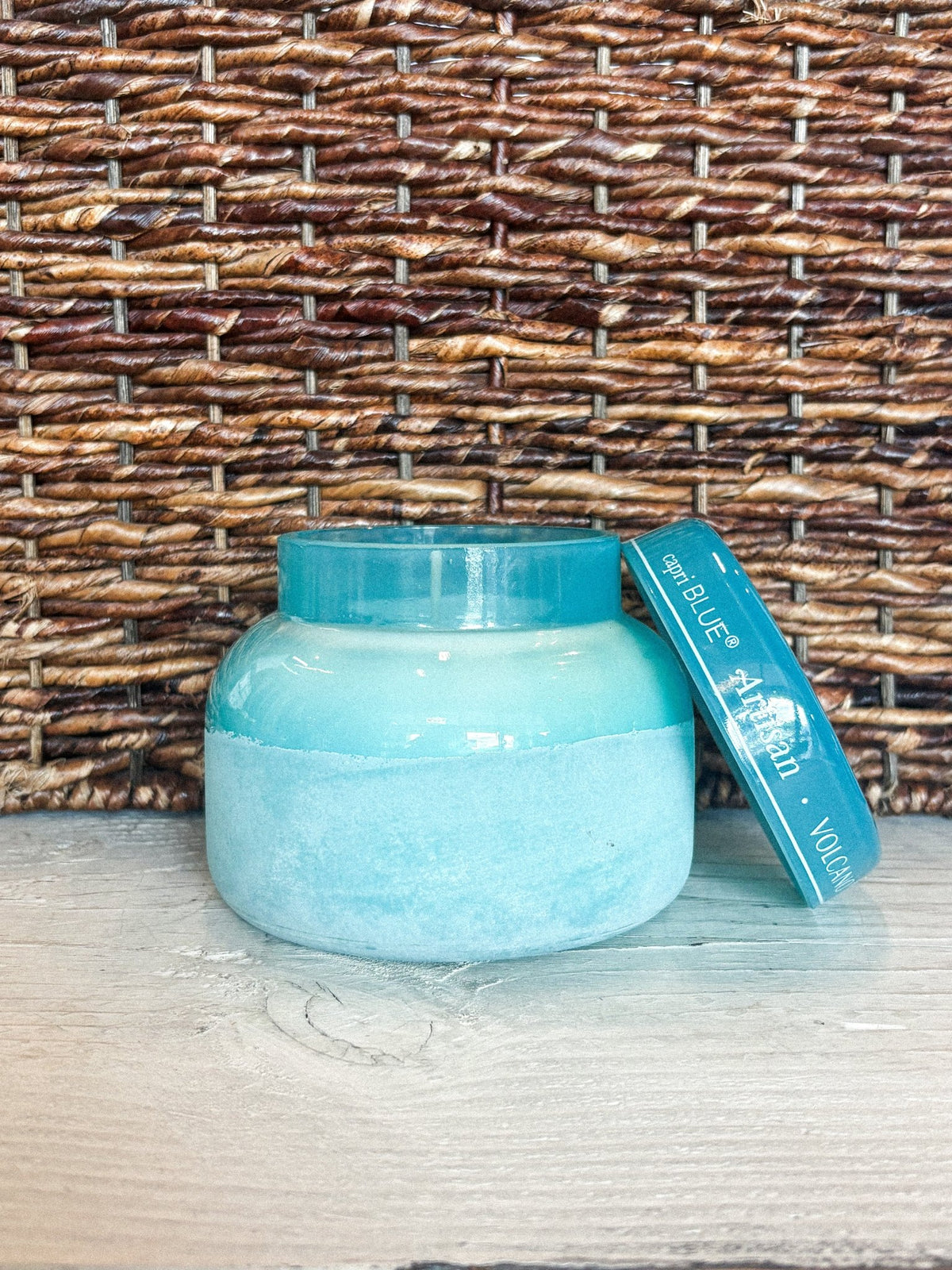 Capri Blue Luce d'Amalfi signature candle volcano 19oz - Trendy Candles and Scents at Lush Fashion Lounge Boutique in Oklahoma City