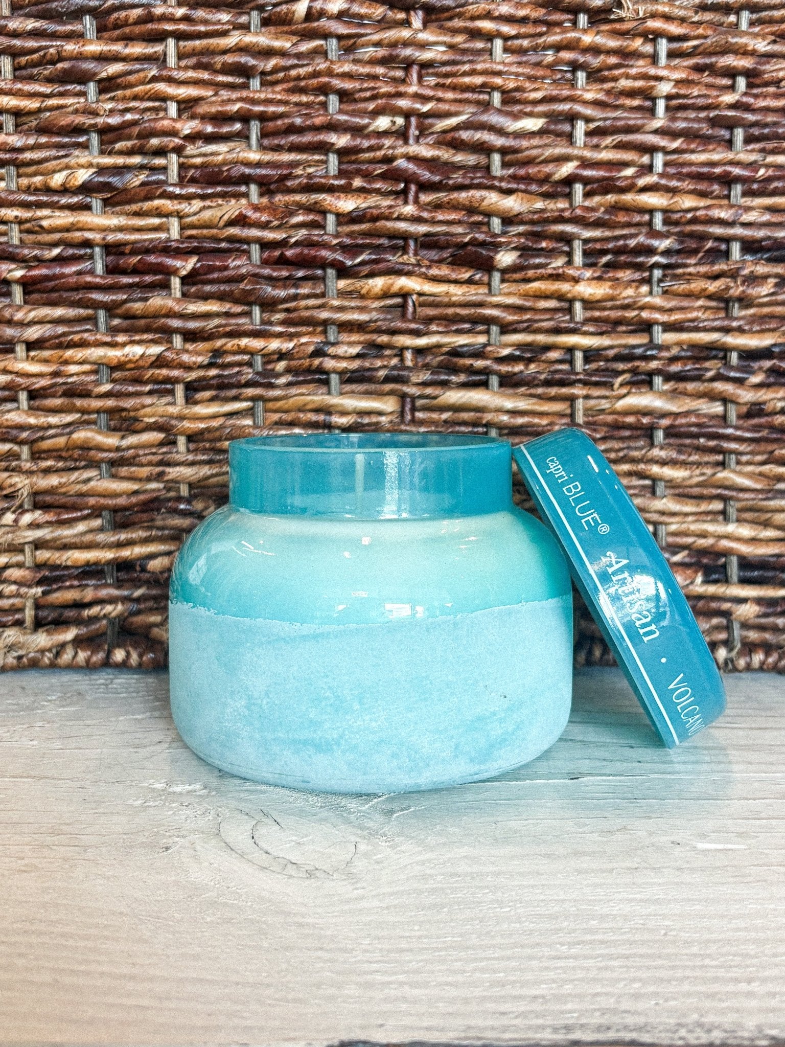 Capri Blue Luce d'Amalfi signature candle volcano 19oz - Trendy Candles and Scents at Lush Fashion Lounge Boutique in Oklahoma City