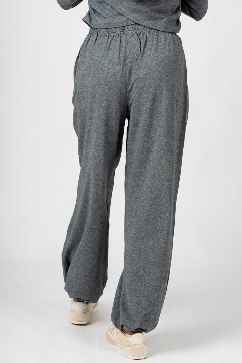 Balloon joggers charcoal