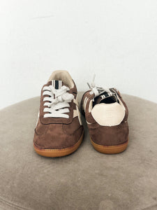 Sasha suede sneaker brown - Affordable sneakers - Boutique Shoes at Lush Fashion Lounge Boutique in Oklahoma City