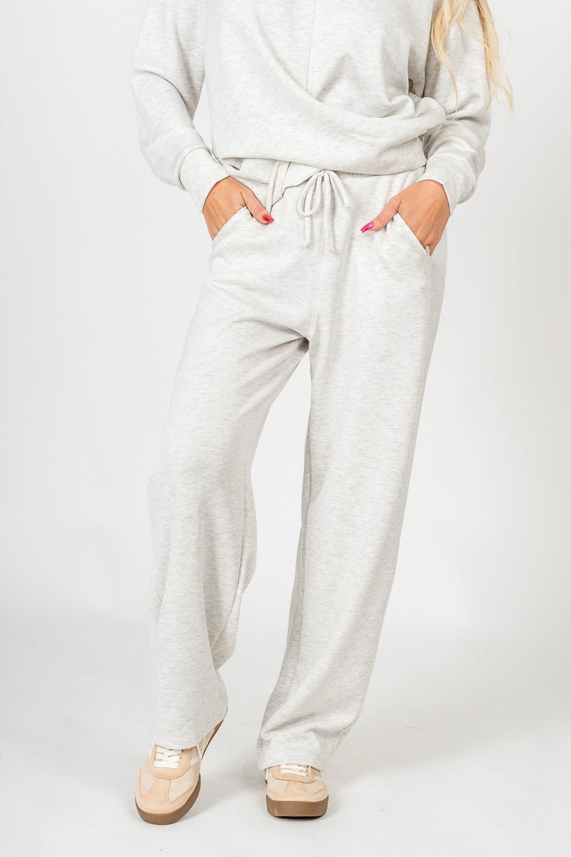 Techno barrel pants ash grey