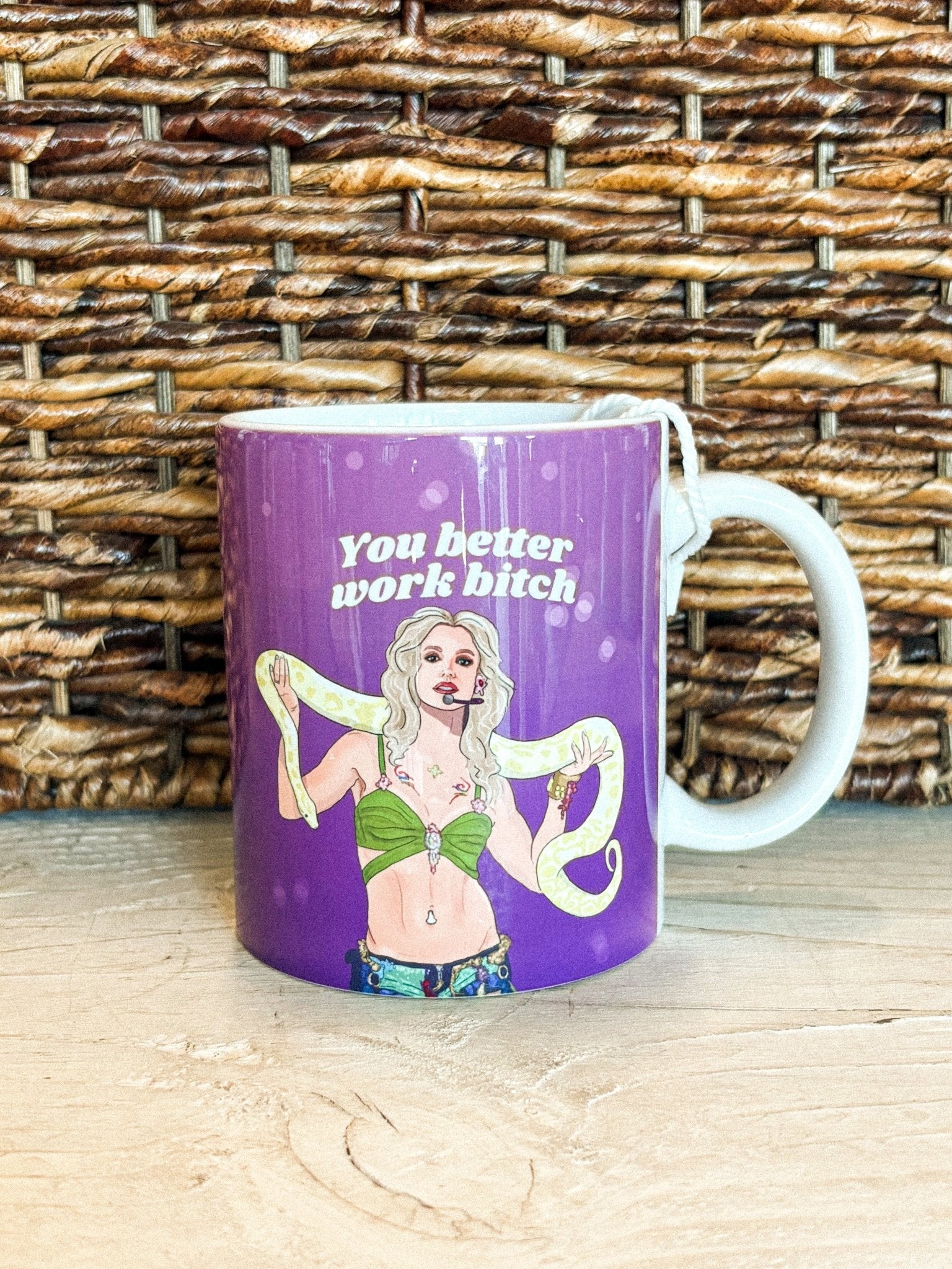 Art Wow pop culture coffee mug britney bitch