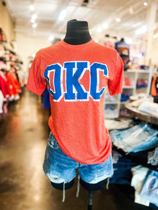 OKC unisex t-shirt orange - Oklahoma City inspired graphic t-shirts at Lush Fashion Lounge Boutique in Oklahoma City