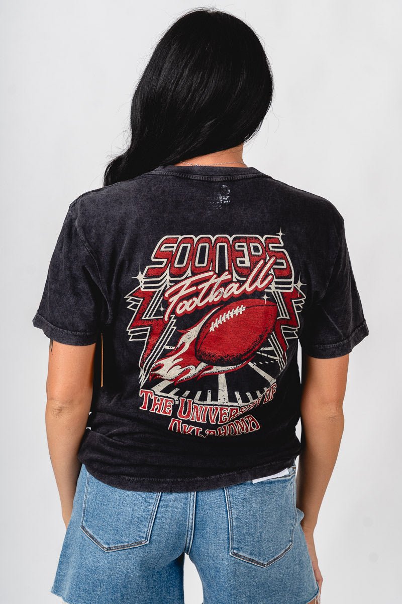 OU OU disco pocket retro unisex t-shirt vintage black T-shirt | Lush Fashion Lounge Trendy Oklahoma University Sooners Apparel & Cute Gameday T-Shirts