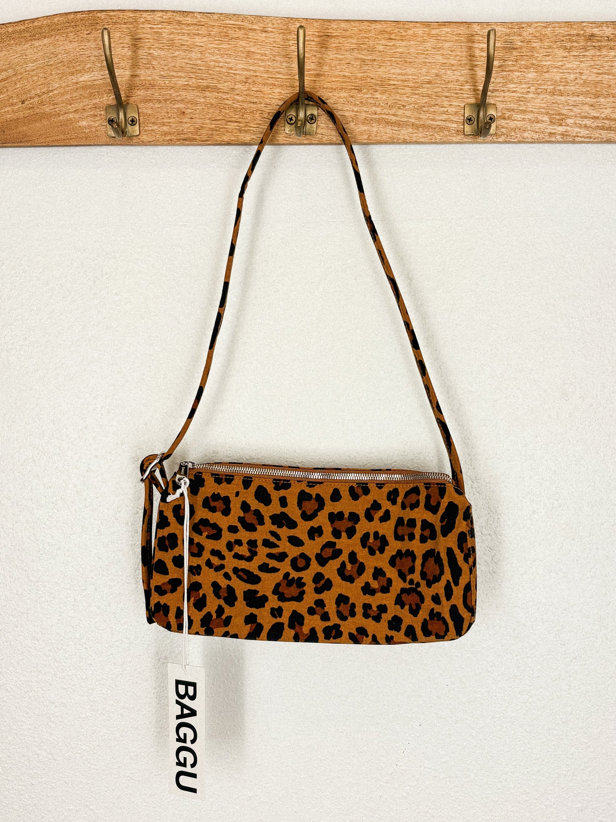 Baggu nylon loaf bag leopard - Trendy Bags at Lush Fashion Lounge Boutique in Oklahoma City