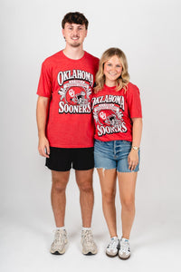 OU OU Sooners 7 time champion unisex t-shirt red T-shirt | Lush Fashion Lounge Trendy Oklahoma University Sooners Apparel & Cute Gameday T-Shirts