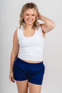 Track shorts blue - Trendy OKC Thunder T-Shirts at Lush Fashion Lounge Boutique in Oklahoma City