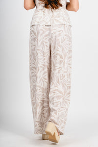 Wide leg pants seashore - Adorable pants - Stylish Vacation T-Shirts at Lush Fashion Lounge Boutique in Oklahoma City