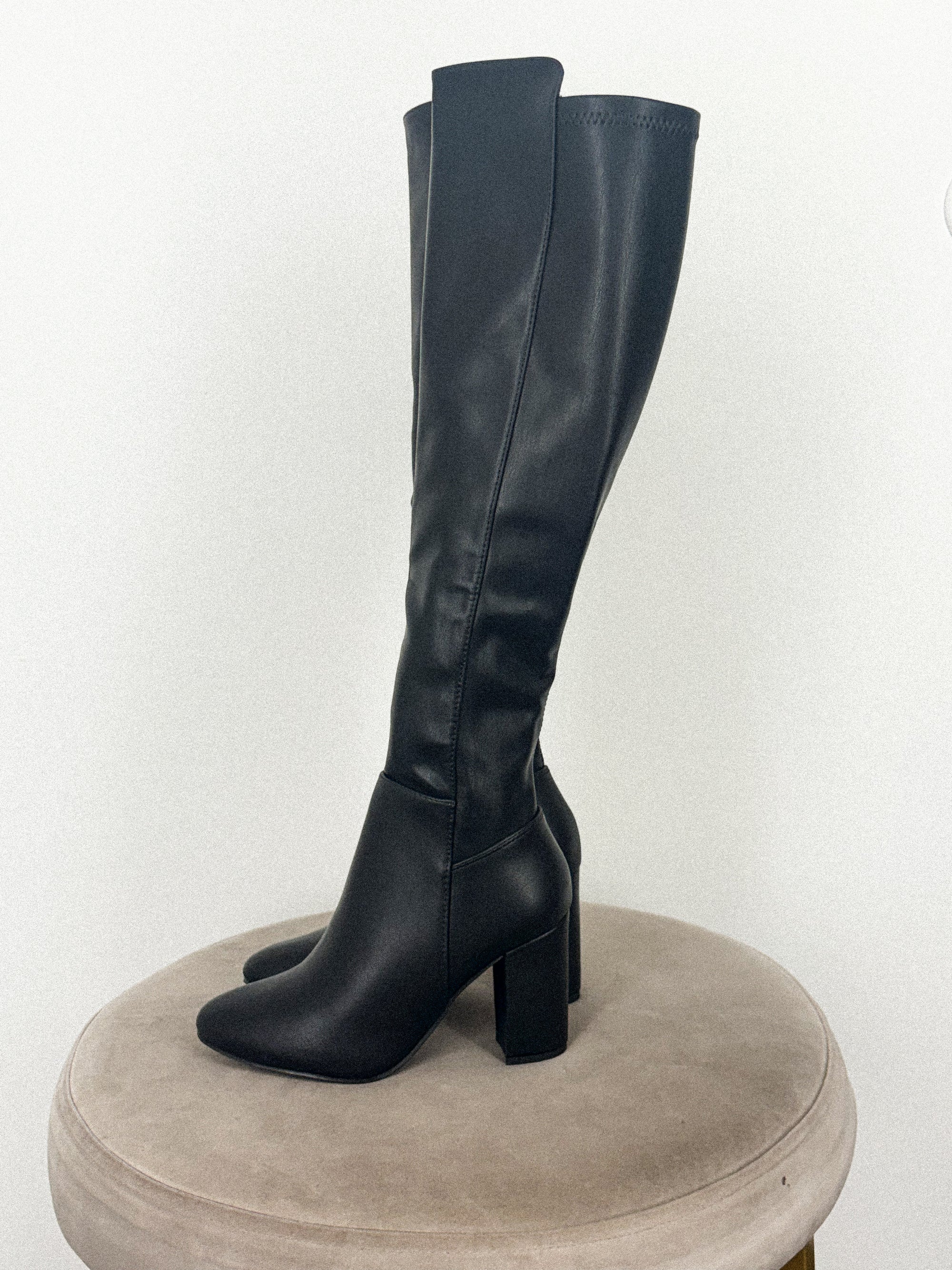 Whisky knee high boots black