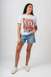 OSU OSU Cowboys crest lines unisex t-shirt ash T-shirt | Lush Fashion Lounge Trendy Oklahoma State Cowboys Apparel & Cute Gameday T-Shirts