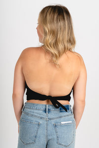 OSU OSU Cowboys tailgate halter top black halter top | Lush Fashion Lounge Trendy Oklahoma State Cowboys Apparel & Cute Gameday T-Shirts