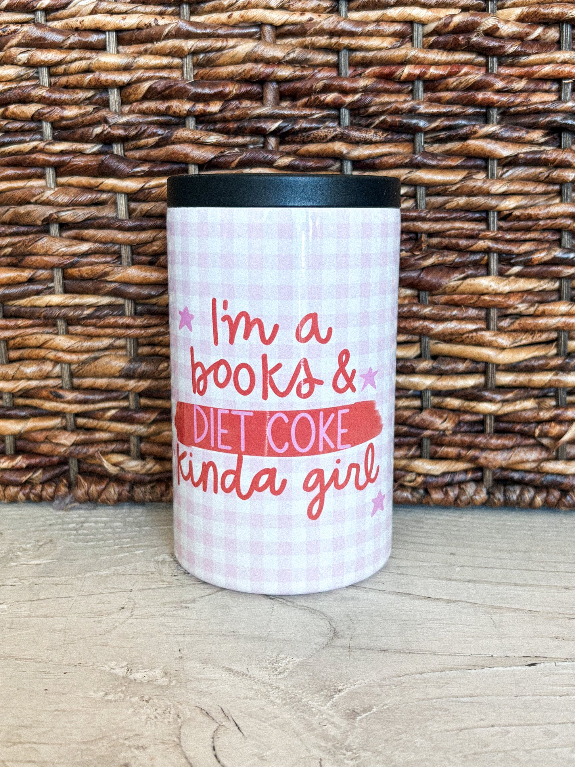 Books and Diet Coke kind of girl can cooler