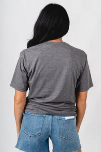 OU OU Sooners football unisex t-shirt grey T-shirt | Lush Fashion Lounge Trendy Oklahoma University Sooners Apparel & Cute Gameday T-Shirts