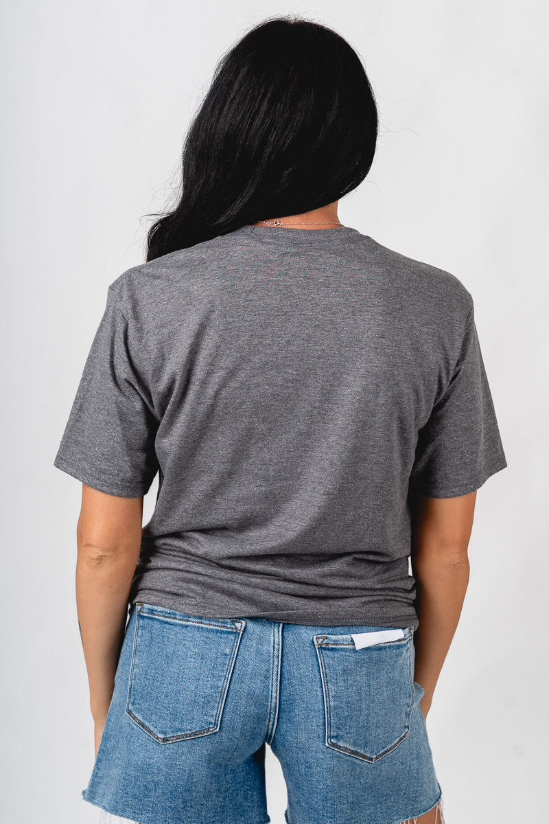 OU OU Sooners football unisex t-shirt grey T-shirt | Lush Fashion Lounge Trendy Oklahoma University Sooners Apparel & Cute Gameday T-Shirts