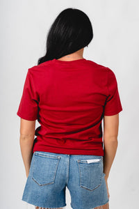 OU OU athletic 1890 unisex t-shirt cardinal T-shirt | Lush Fashion Lounge Trendy Oklahoma University Sooners Apparel & Cute Gameday T-Shirts