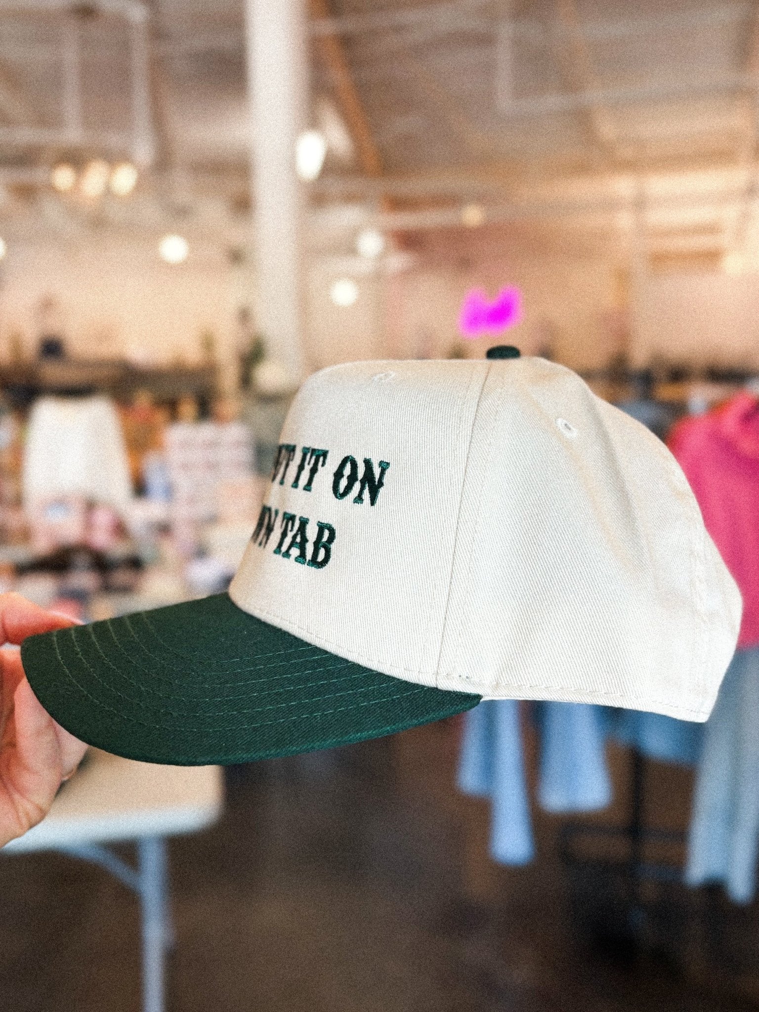 I can put it on my own tab hat natural/green - Trendy St. Patrick's T-Shirts at Lush Fashion Lounge Boutique in Oklahoma City