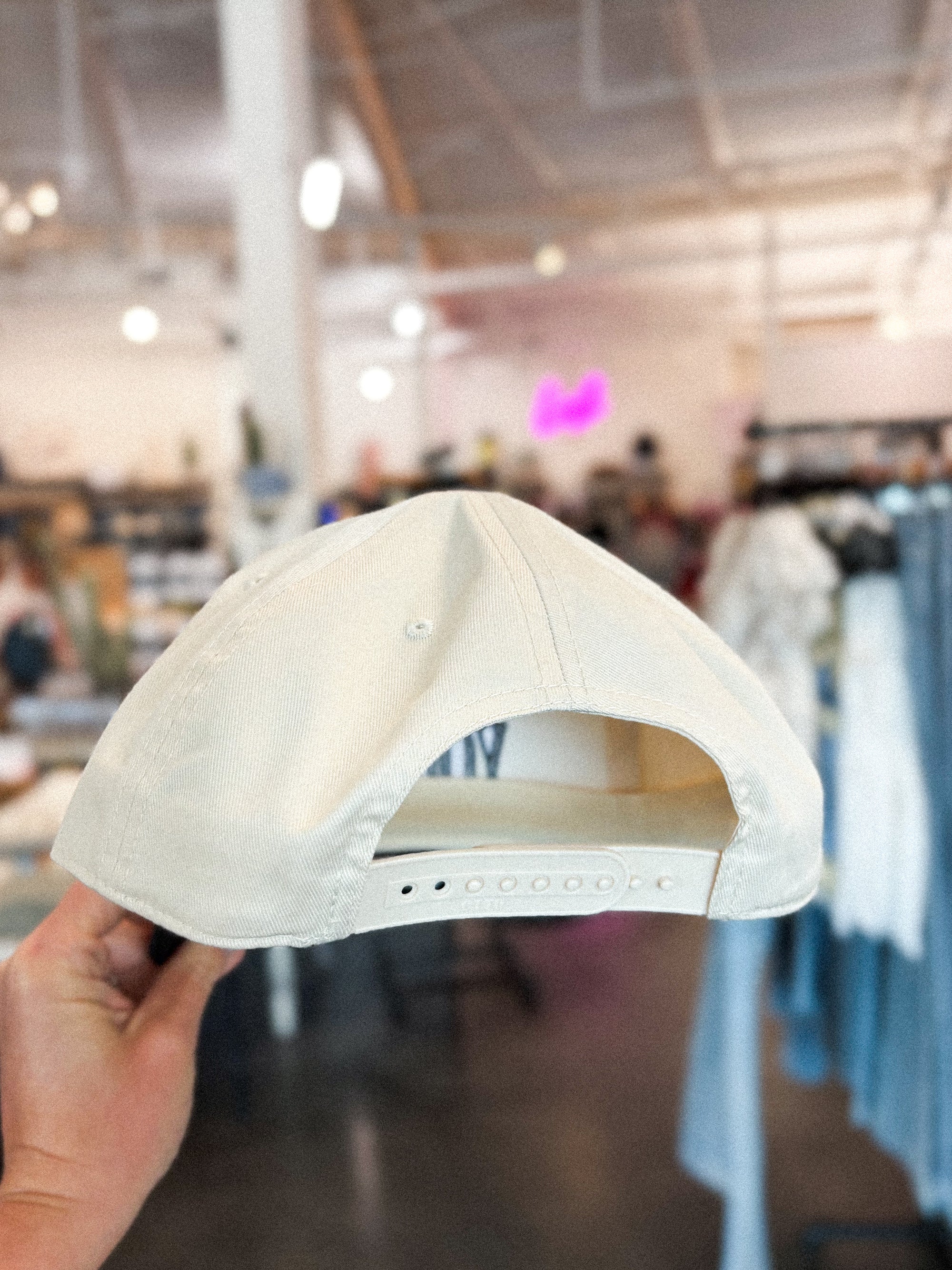 Go ask your dad hat natural/black