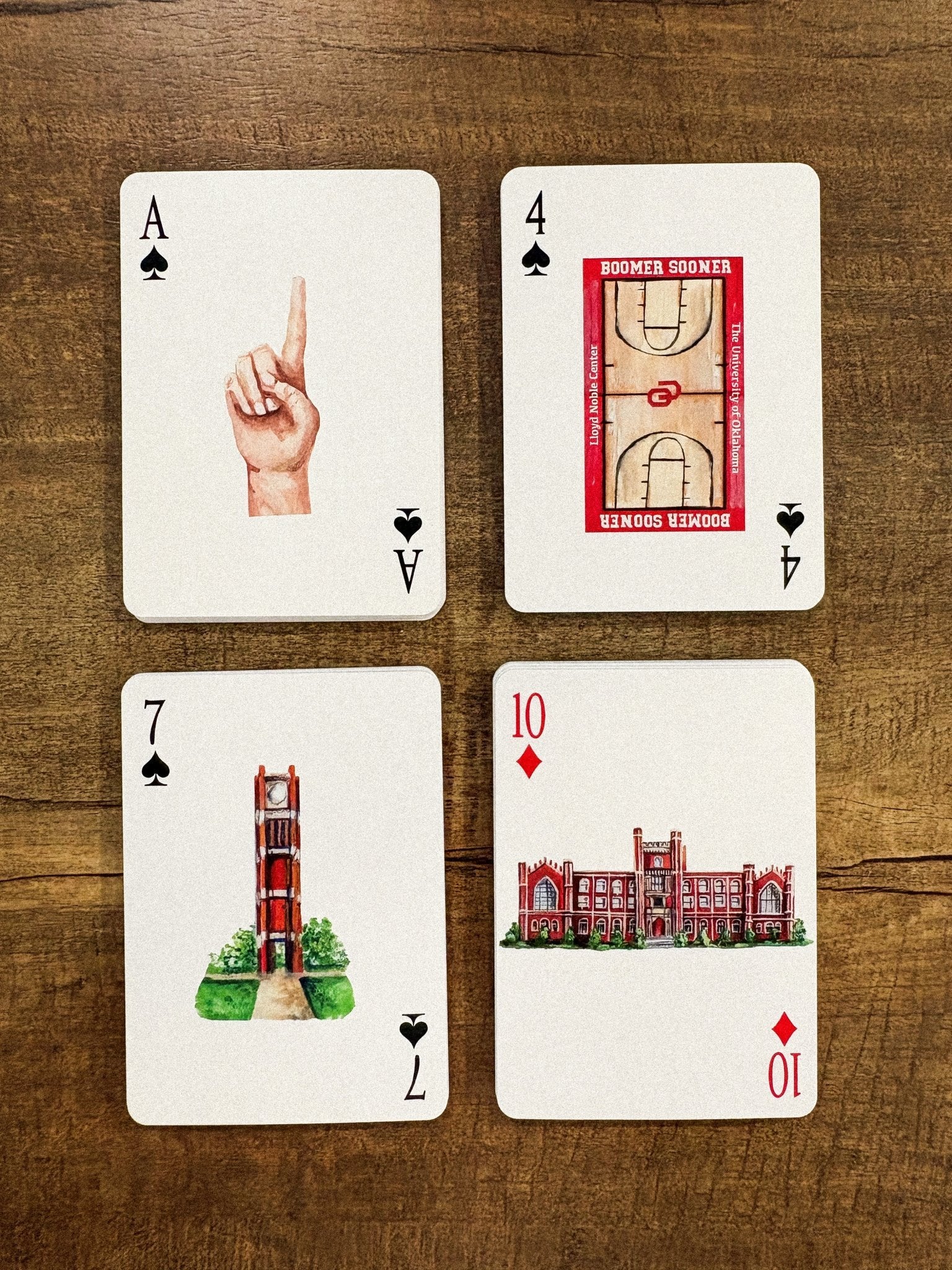 OU playing cards - Trendy Gifts at Lush Fashion Lounge Boutique in Oklahoma City