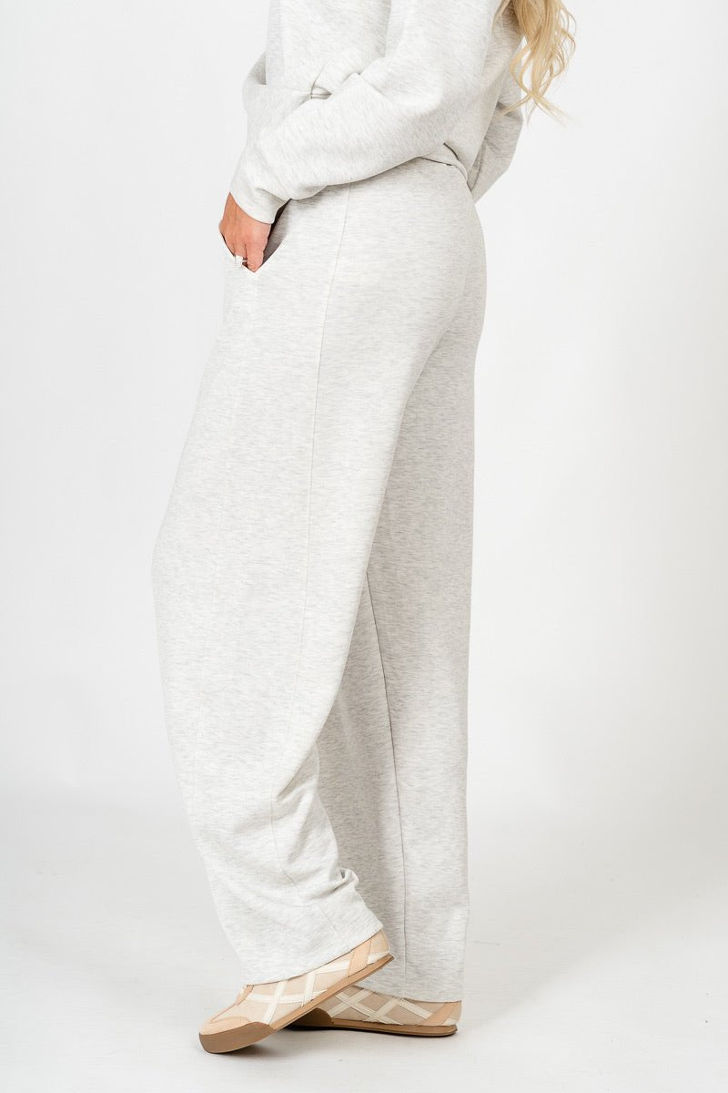 Techno barrel pants ash grey
