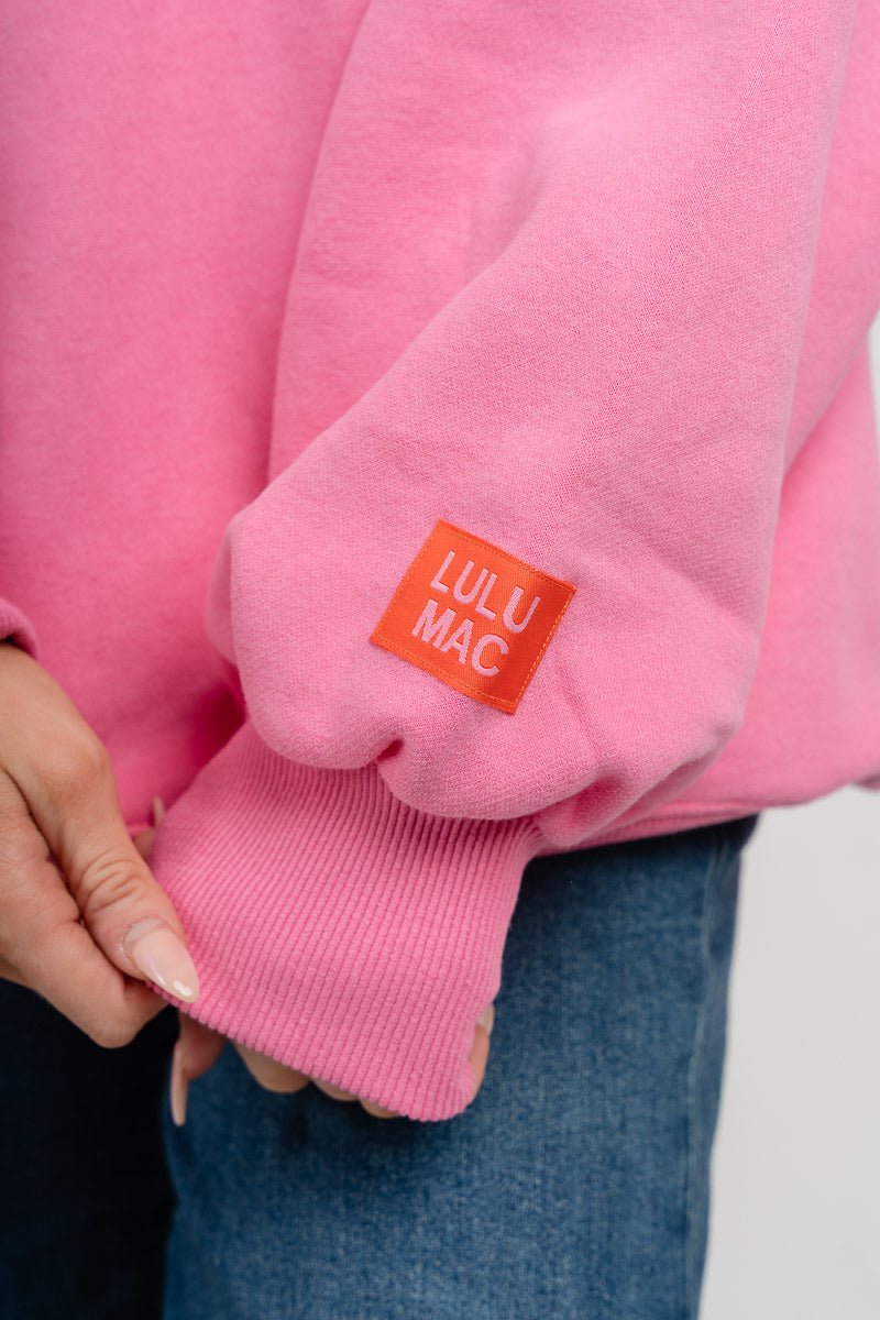 LuLu Mac puff sweatshirt pink/orange