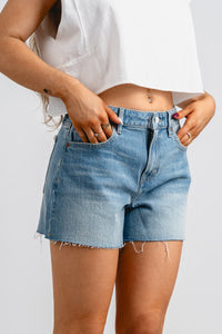 Hidden high rise a-line shorts medium vintage - Trendy shorts - Cute Vacation Collection at Lush Fashion Lounge Boutique in Oklahoma City