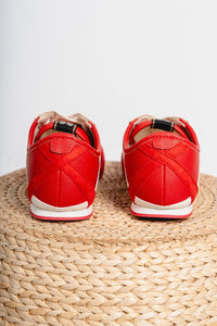 Polly criss cross sneaker red - Affordable shoes - Boutique Shoes at Lush Fashion Lounge Boutique in Oklahoma City