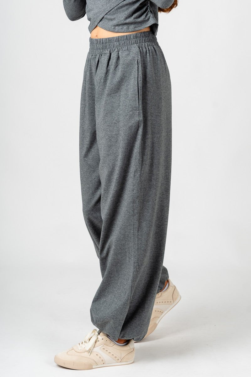 Balloon joggers charcoal