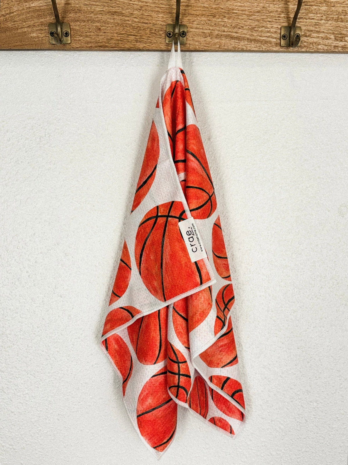 Crae double sided hand towel swoosh - Trendy Gifts at Lush Fashion Lounge Boutique in Oklahoma City