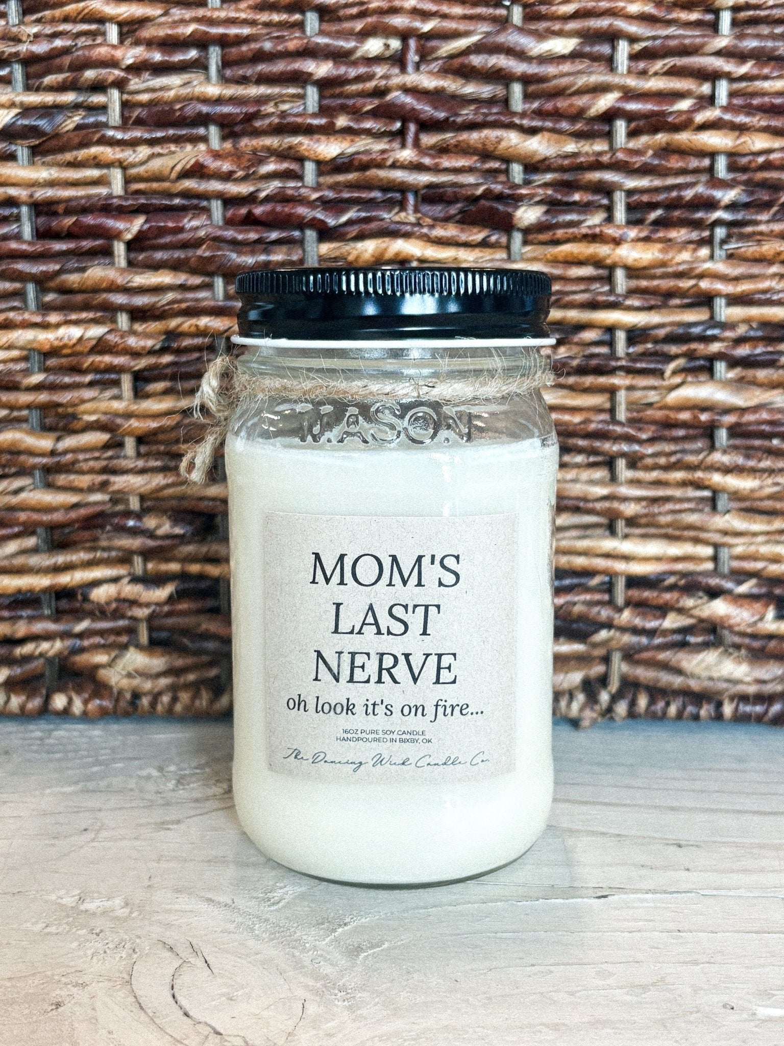 Mom's last nerve candle 16 oz - Trendy Candles and Scents at Lush Fashion Lounge Boutique in Oklahoma City