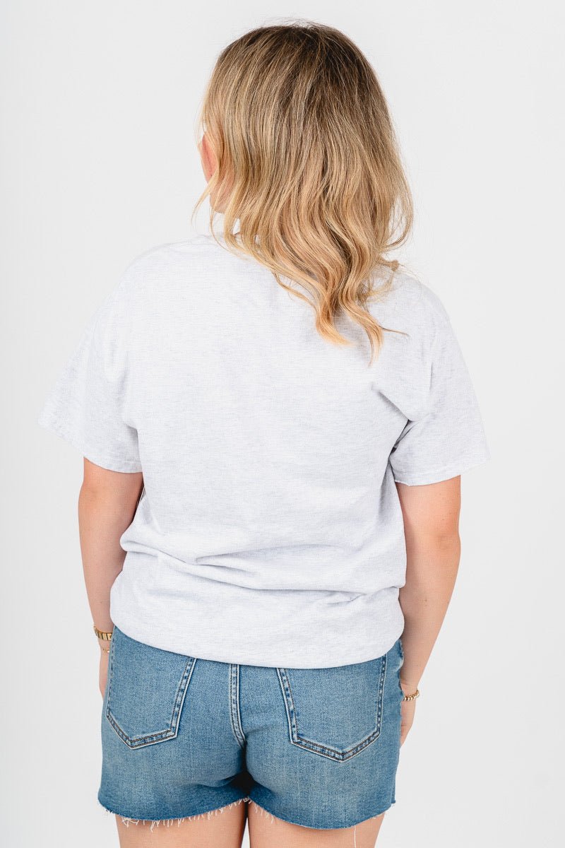 OU OU Sooners campus thrifted unisex t-shirt ash T-shirt | Lush Fashion Lounge Trendy Oklahoma University Sooners Apparel & Cute Gameday T-Shirts