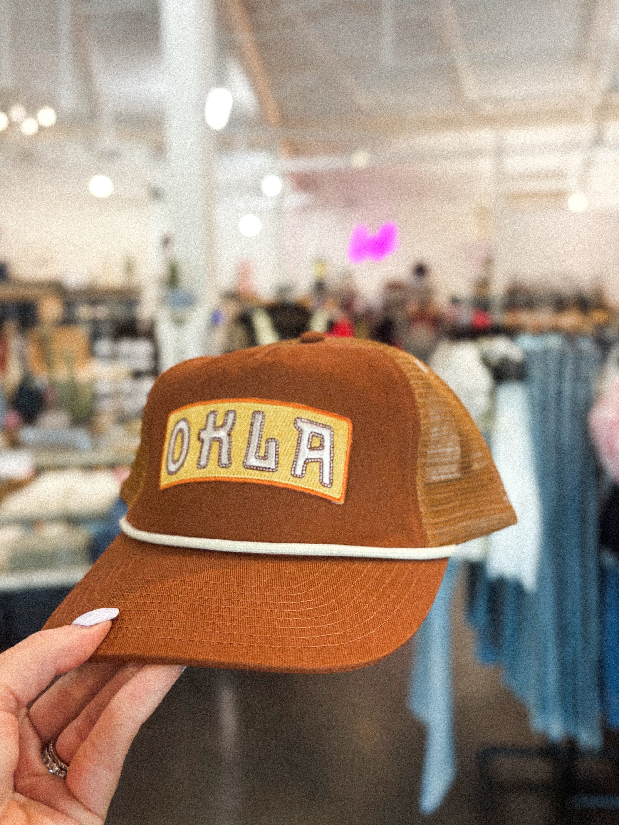 OKLA western ranch hat copper