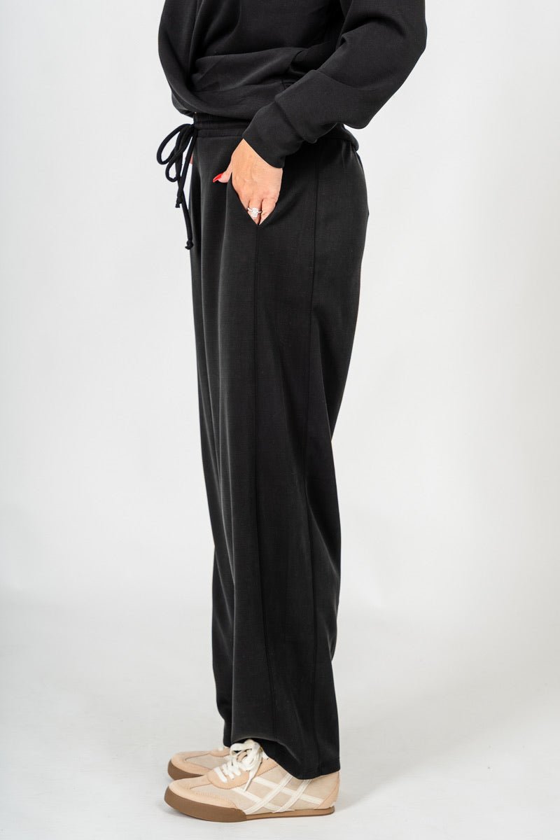 Techno barrel pants black