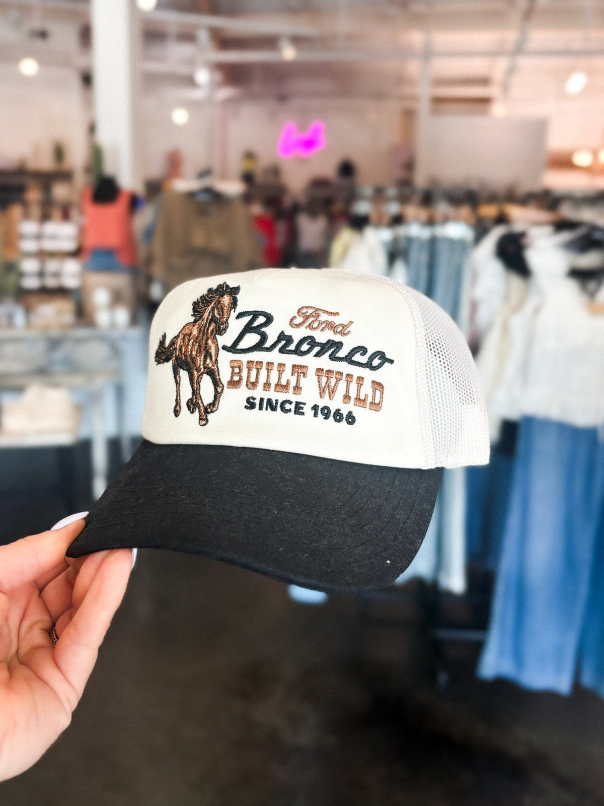 Bronco Remington hat cream - Trendy Gifts at Lush Fashion Lounge Boutique in Oklahoma City