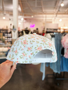 Mama floral hat blue - Trendy Gifts at Lush Fashion Lounge Boutique in Oklahoma City