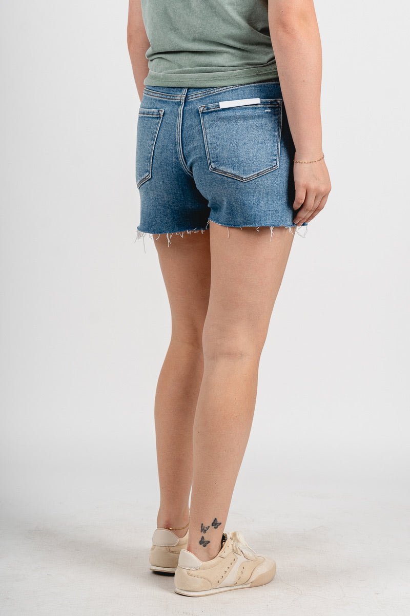 Vervet high rise a-line shorts lover - Fun shorts - Unique Getaway Gear at Lush Fashion Lounge Boutique in Oklahoma