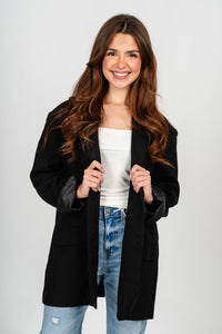 Oversized blazer black – Affordable Blazers | Cute Black Jackets at Lush Fashion Lounge Boutique in Oklahoma City